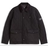 Tommy Hilfiger Dıamond Quılted Jacket Erkek Siyah Mont - Mw0mw41768