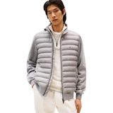Tommy Hilfiger Dik Yaka Erkek Sweatshırt Mw0Mw37461P91_Mıx Medıa Stand Cllr, Gri, M
