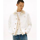 Tommy Hilfiger DM0DM21666-YBH Beyaz Cotton Chore Jacket Erkek Ceket