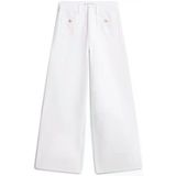 Tommy Hilfiger Dnm Clr 70'S Wıde Leg Hw Kadın Beyaz Denim Pantolon - Ww0ww48576