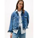 Tommy Hilfiger Dnm Lana Casual Jacket Kadın Mavi Mont - WW0WW46485