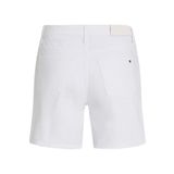 Tommy Hilfiger DNM STRAIGHT SHORT RW WHITE Kadın Beyaz Şort - WW0WW45924