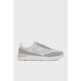 Tommy Hilfiger Dokulu Logolu Sneaker Ayakkabı Bayan Ayakkabı FW0FW08324 Pqu - Gri