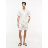 Tommy Hilfiger Dover 8 Po Sorona Lınen 2/2 Erkek Sarı Şort - Mw0mw44353