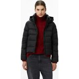 Tommy Hilfiger Down Casual Kadın Siyah Puffer Mont - BDS-Siyah - XL