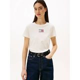 Tommy Hilfiger Dw0dw21965 Tjw Reg Party Flag Kadın Tişört