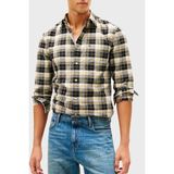 Tommy Hilfiger Ekoseli Pamuklu Regular Fit Uzun Kollu Gömlek Erkek Gömlek MW0MW41678 0md - Siyah - 2XL