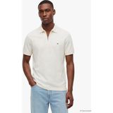 Tommy Hilfiger Ekru Erkek Regular Fit Polo T-Shirt MW0MW43282Z00_MERC Pıque Zıp Reg P