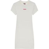 Tommy Hilfiger Elbise, L, DW0DW21186, Beyaz, Kadın