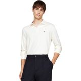 Tommy Hilfiger Erkek %100 Pamuklu Normal Kesim Uzun Kollu Ekru Polo Yaka T-Shirt MW0MW37317-Z00 - 3XL