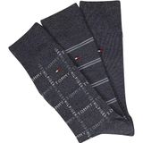 Tommy Hılfıger Erkek 3 Lü Çorap 701224445-003 - Renkli - 43 - 46