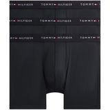 TOMMY HILFIGER Erkek 3P BOXER BRIEF DTM Boxer Black/Black/Black XL