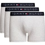 TOMMY HILFIGER Erkek 3P TRUNK Şort Grey Htr/Grey Htr/Grey Htr L