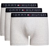 TOMMY HILFIGER Erkek 3P TRUNK Şort Grey Htr/Grey Htr/Grey Htr XXL