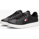 Tommy Hilfiger Erkek Archive '98 Sneakers Siyah/Beyaz Kauçuk Dış Tabanlı Rahat Ayakkabı