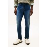 Tommy Hilfiger Erkek Austin Dar Kalıp Daralan Paça Jean Pantolon - Mavi