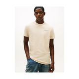 Tommy Hilfiger Erkek Bej Logo Detaylı T-Shirt