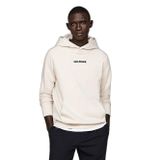 TOMMY HILFIGER Erkek Bej Marka Logolu Kapüşonlu Sweatshirt, L Beden