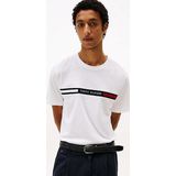 Tommy Hilfiger Erkek Beyaz Chest Inser T-shirt