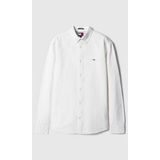 Tommy Hilfiger Erkek Beyaz Oxford Gömlek - S