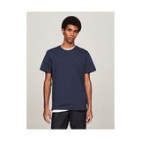Tommy Hilfiger Erkek Bisiklet Yaka T-Shirt - Mavi - XS