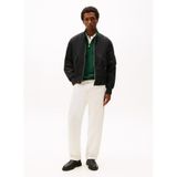 Tommy Hilfiger Erkek Bomber Ceket, Normal Kalıp, Siyah, L Beden