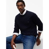 Tommy Hilfiger Erkek Classic Cable Crew Kazak - Lacivert - XL