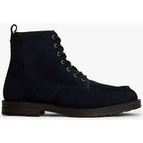 Tommy Hilfiger Erkek Cleated Hilfiger Süet Lacivert Bot