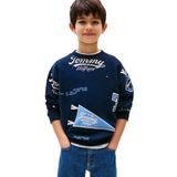 Tommy Hilfiger Erkek Çocuk ALL OVER PRINTED SWEATSHIRT, KB0KB09804