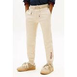 Tommy Hilfiger Erkek Çocuk Baskılı Pamuklu Jogger Eşofman Altı - Bej - 8 Yaş