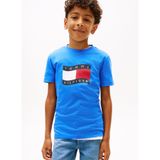 Tommy Hilfiger Erkek Çocuk Baskılı T-Shirt, 10 Yaş, 5003345821, Mavi, Erkek Çocuk