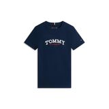Tommy Hilfiger Erkek Çocuk Baskılı T-Shirt, 8 Yaş, 5003345768, Lacivert, Erkek Çocuk