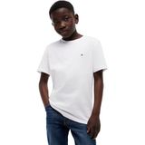 Tommy Hilfiger Erkek Çocuk Essential Archive Fit Tee SS T-Shirt, 8 Yaş, KB0KB09646, White, Erkek Çocuk