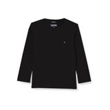 TOMMY HILFIGER Erkek Çocuk Gömleği BOYS BASIC CN KNIT L/S Shirt Meteorite 8