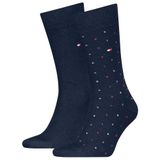 Tommy Hilfiger Erkek Çorap, 2'li Paket, Mavi, 39 Beden