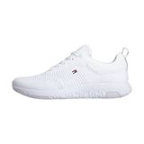 Tommy Hilfiger Erkek Corporate Knit Rib Koşu Ayakkabısı - Beyaz
