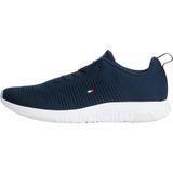 Tommy Hilfiger Erkek CORPORATE KNIT RIB RUNNER Spor Ayakkabı Desert Sky 46