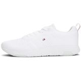 Tommy Hilfiger Erkek CORPORATE KNIT RIB RUNNER Spor Ayakkabı White 40