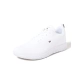 Tommy Hilfiger Erkek CORPORATE KNIT RIB RUNNER Spor Ayakkabı White 41