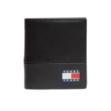 Tommy Hilfiger Erkek Cüzdan Sanat AM0AM13866, siyah, Taglia Unica
