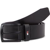 TOMMY HILFIGER Erkek DENTON MATTE 3.5 Kemer Black 90