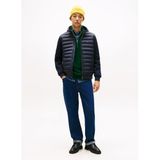 Tommy Hilfiger Erkek Dik Yaka Sweatshirt, Mavi, XL
