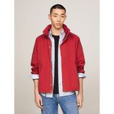 Tommy Hilfiger Erkek Dik Yaka Yalıtımlı Marka Logolu Fermuarlı Kırmızı Ceket MW0MW35807-XNN