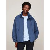 Tommy Hilfiger Erkek Dik Yaka Yalıtımlı Marka Logolu Fermuarlı Lacivert Ceket MW0MW35807-DBZ - XL