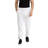 TOMMY HILFIGER Erkek Dokuma Kumaş Jogger Eşofman Altı, Normal Bel, Çizgili, Beyaz, M