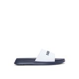 Tommy Hilfiger Erkek Dual Density Pool Terlik, 45, FM0FM05797, Beyaz