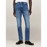 Tommy Hilfiger Erkek Eskitme Desenli Tapered Fit Denim Mavi Jeans MW0MW36680-1A8 - 30 - 30