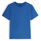 Tommy Hilfiger Erkek ESS Seasonal Reg Fit Solid Tee Mw0mw39995 S/S Tişört, Mavi (Blue Orbit), L