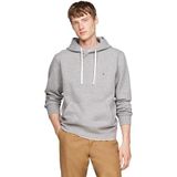 TOMMY HILFIGER Erkek ESSENTIAL FLEECE HOODY Sweatshirt Medium Grey Heather XXL