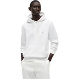 Tommy Hilfiger Erkek ESSENTIAL FLEECE HOODY Sweatshirt White S